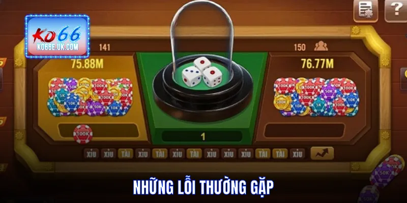 Những lỗi thường gặp